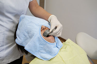 インプラントの被せ物の型取り